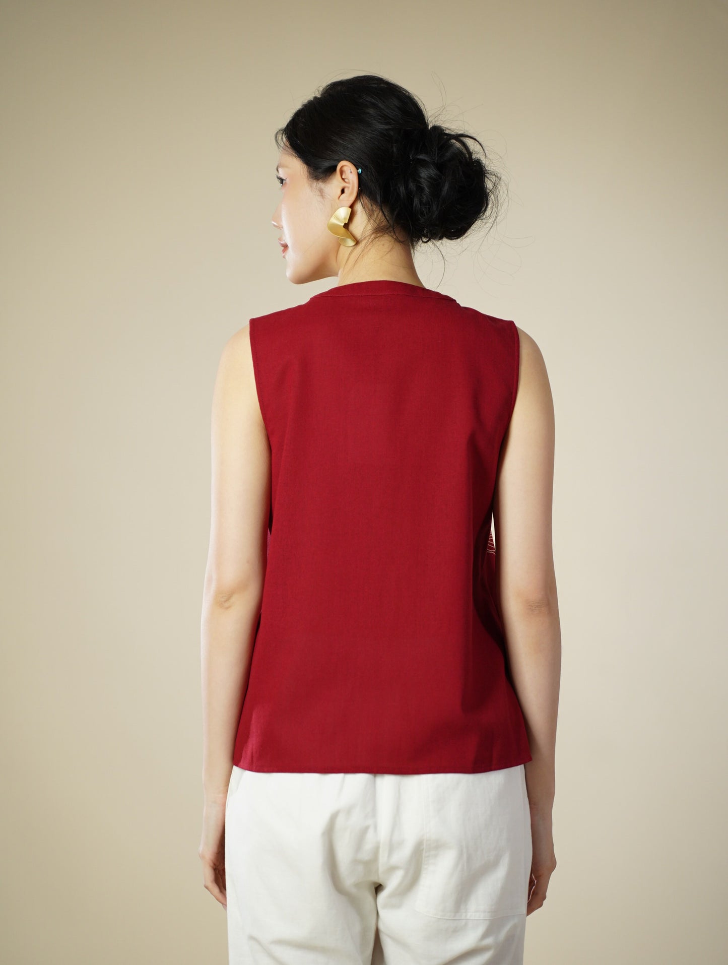 Embroidery 2 Layer Top
