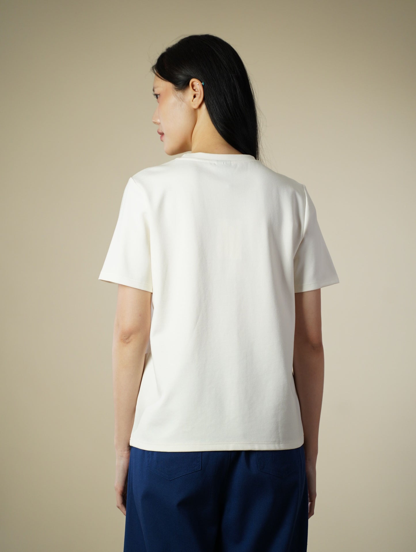 Printed Short Sleeve Top