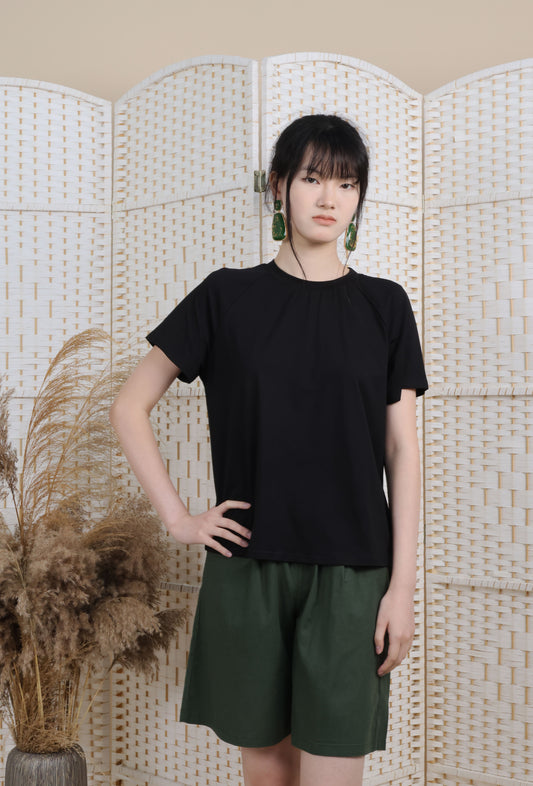 Raglan Sleeve Cotton Top