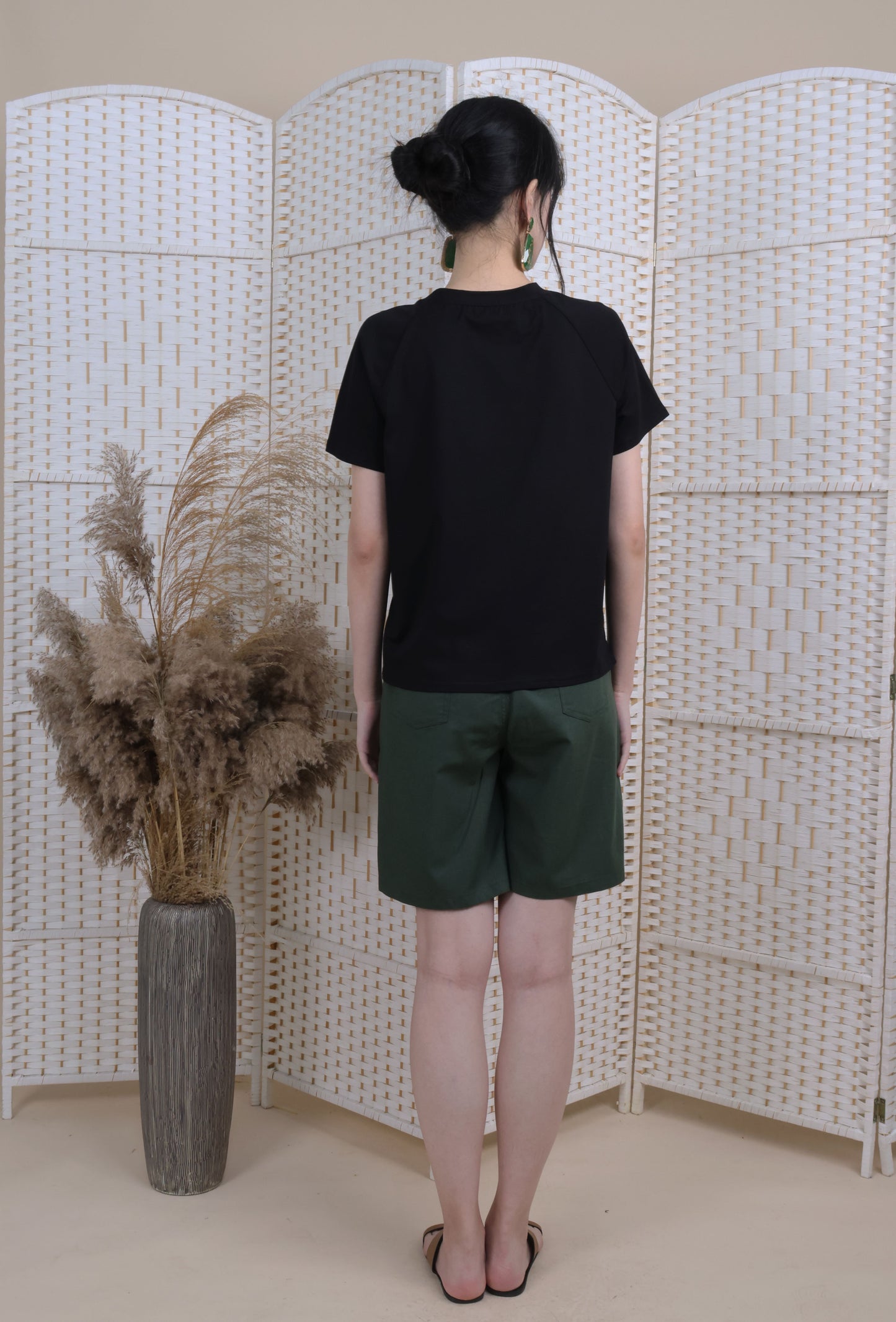 Raglan Sleeve Cotton Top