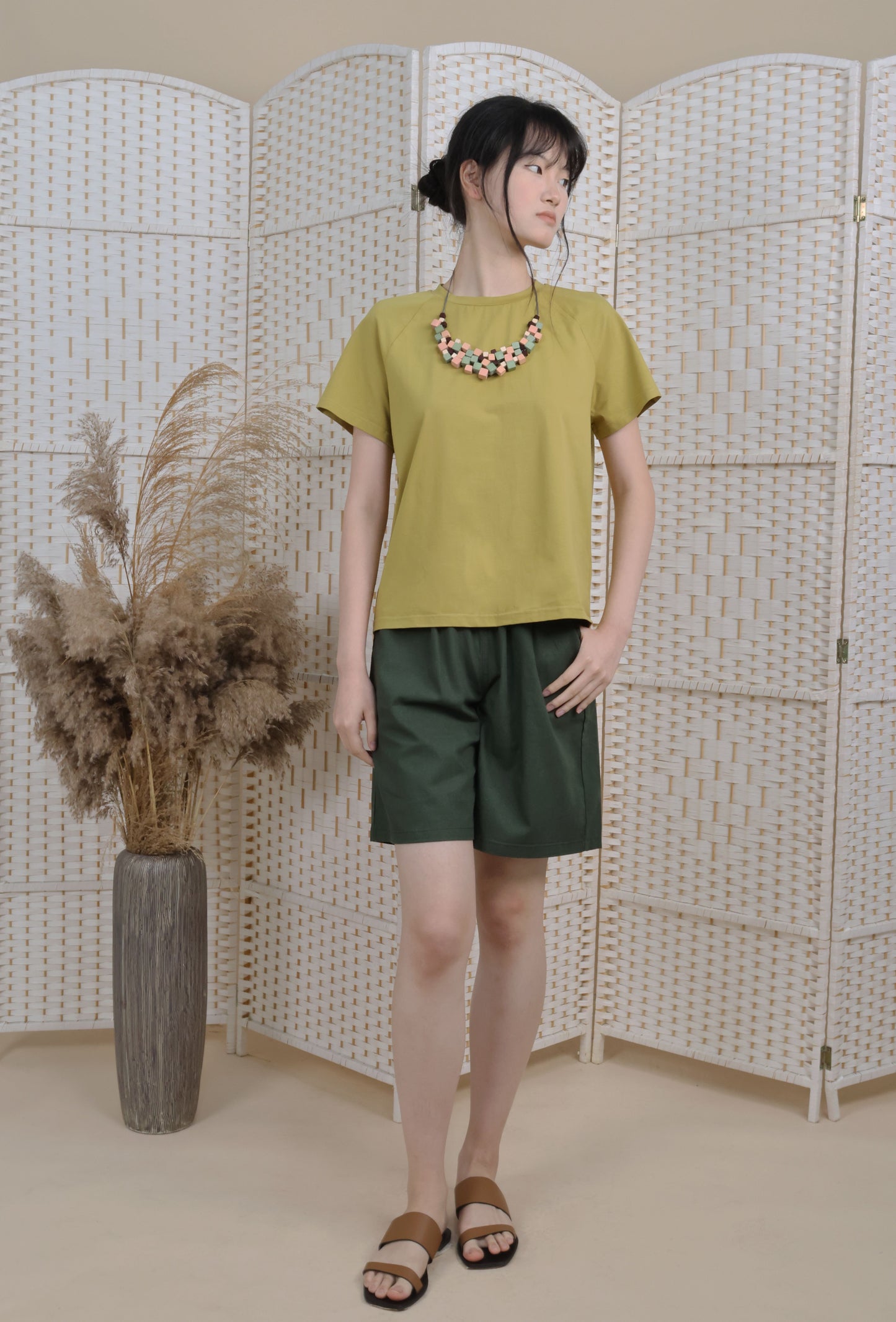 Raglan Sleeve Cotton Top