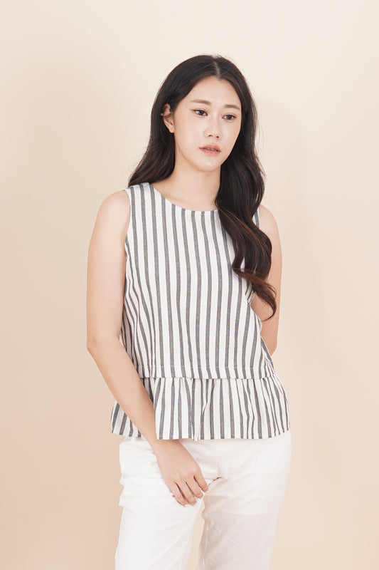 Striped Sleeveless Top