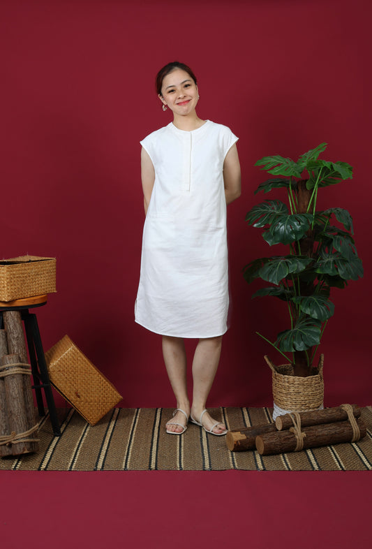 Sleeveless Mandarin Collar