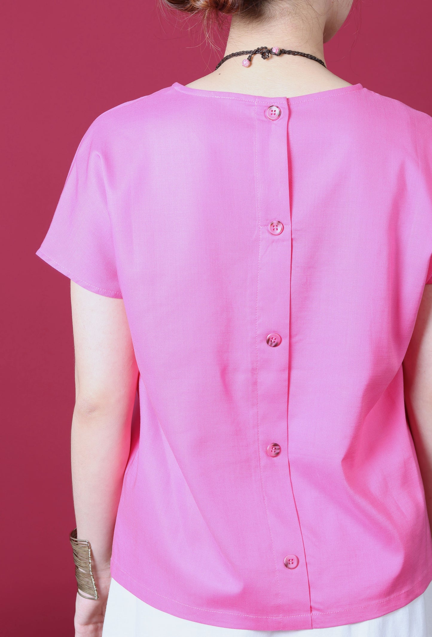 Ribbon Details Cap Sleeve Top