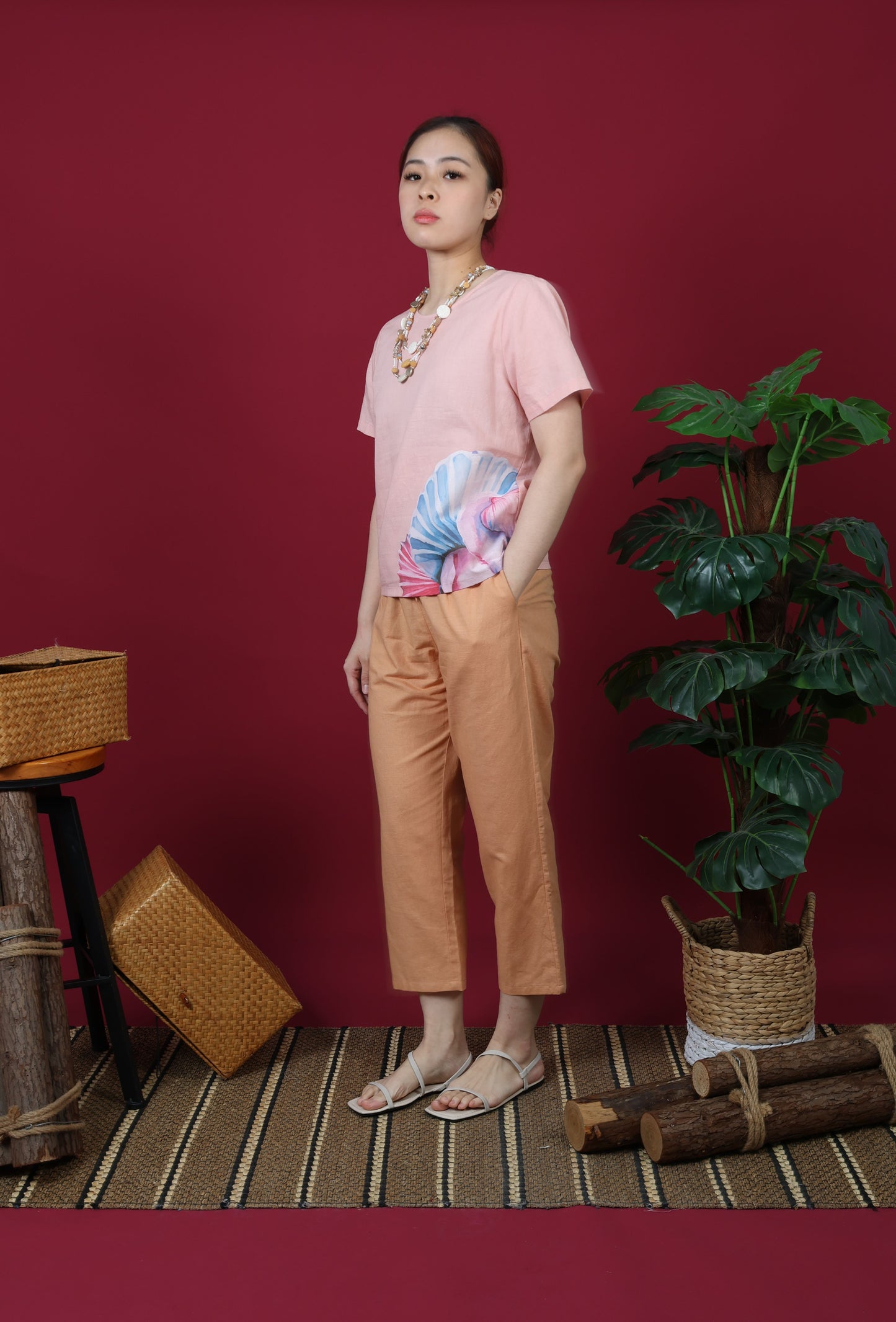 Shell Print Tee Shirt