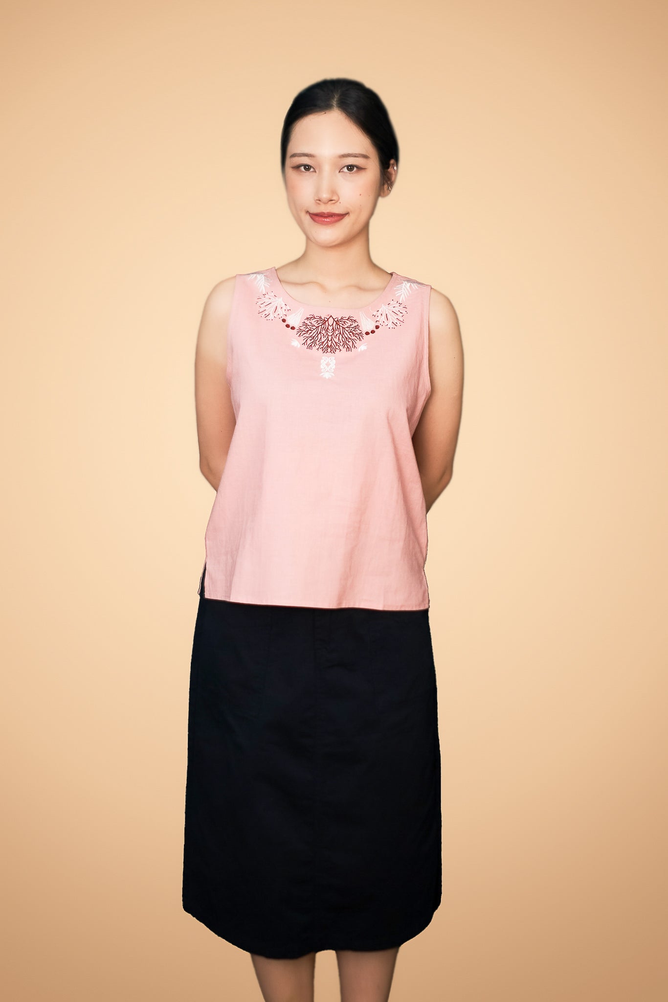 Front Patch Pocket Skirt