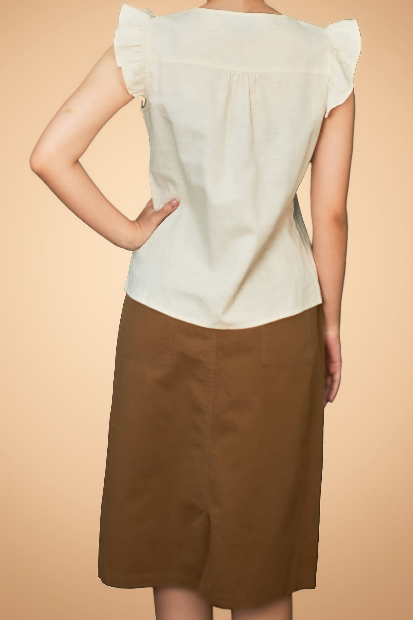 Front Patch Pocket Skirt
