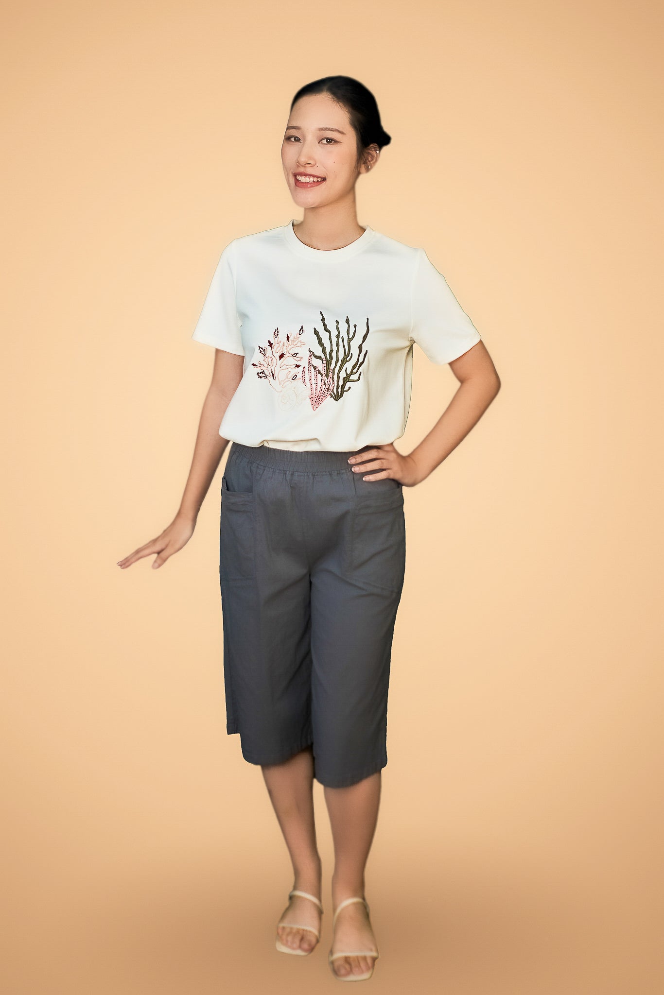 Front Patch Pocket Long Pant