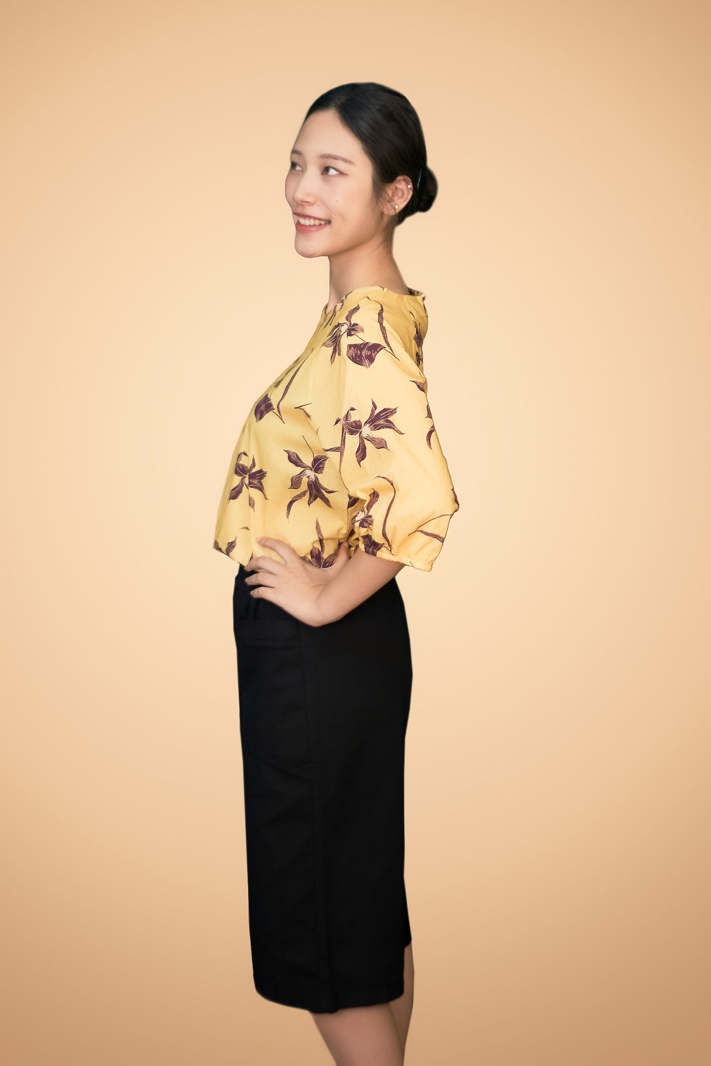 Front Patch Pocket Long Pant
