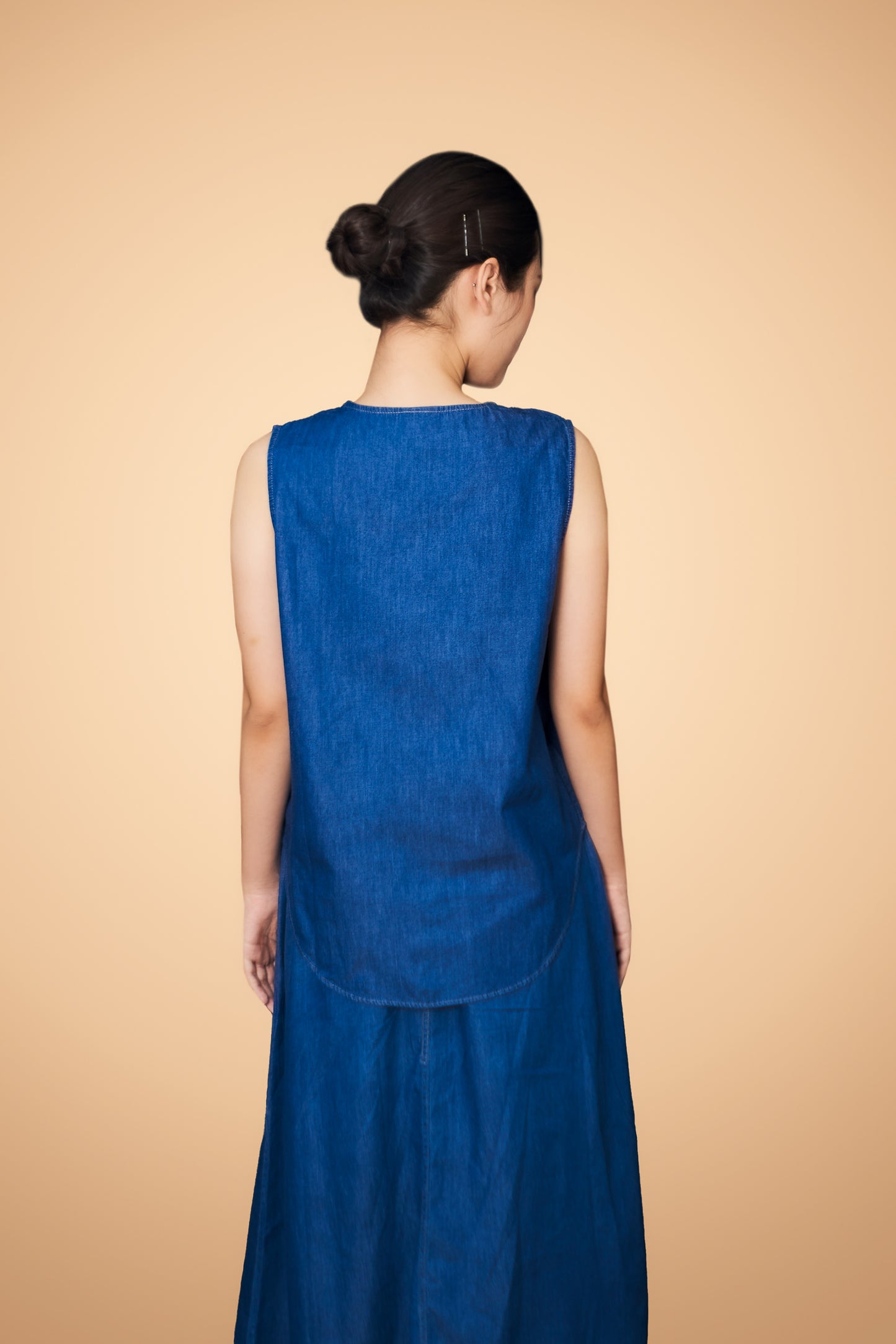 Embroidered Sleeveless Top