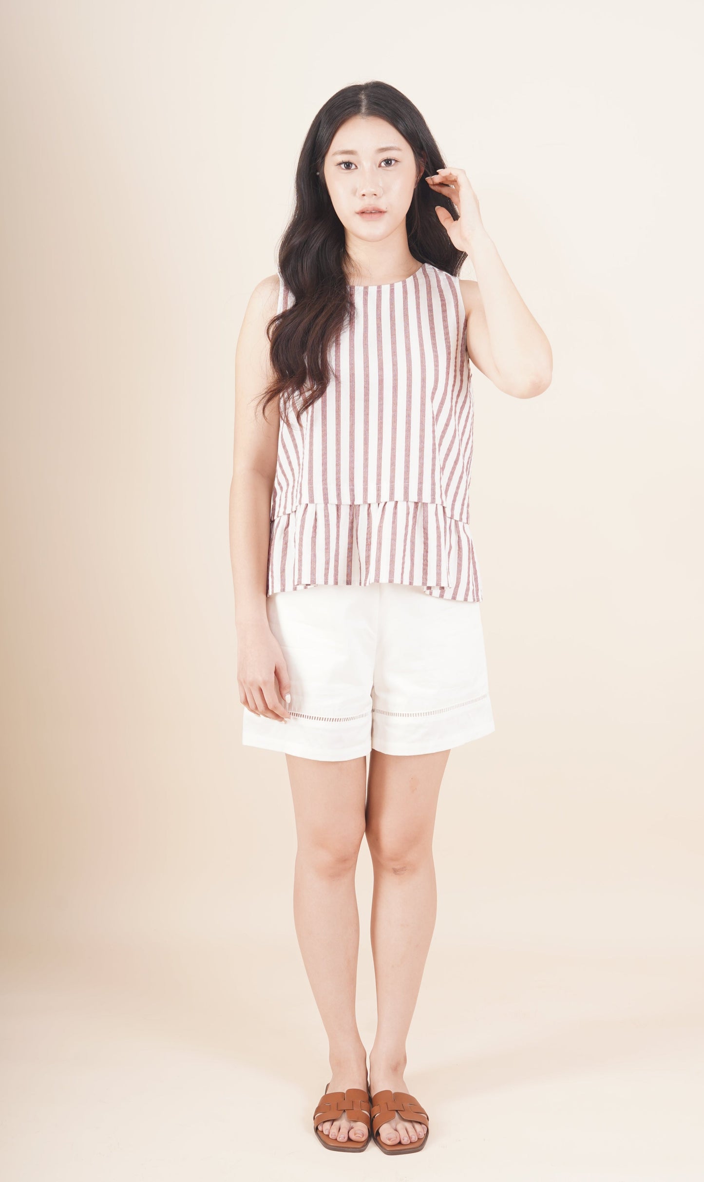 Striped Sleeveless Top