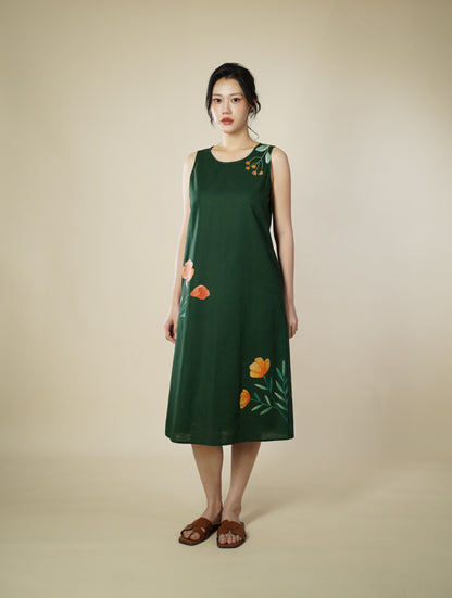 Printed Midi Dress