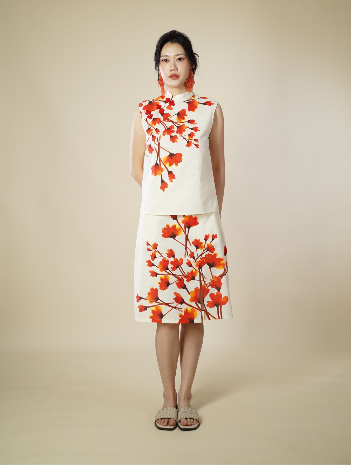 Floral Printed Skirt