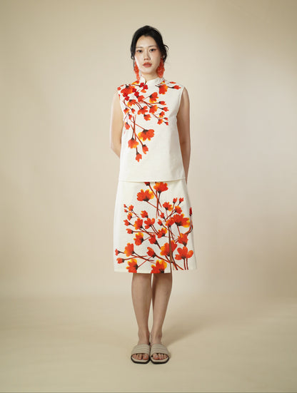 Floral Printed Skirt