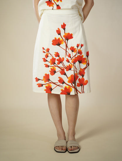 Floral Printed Skirt