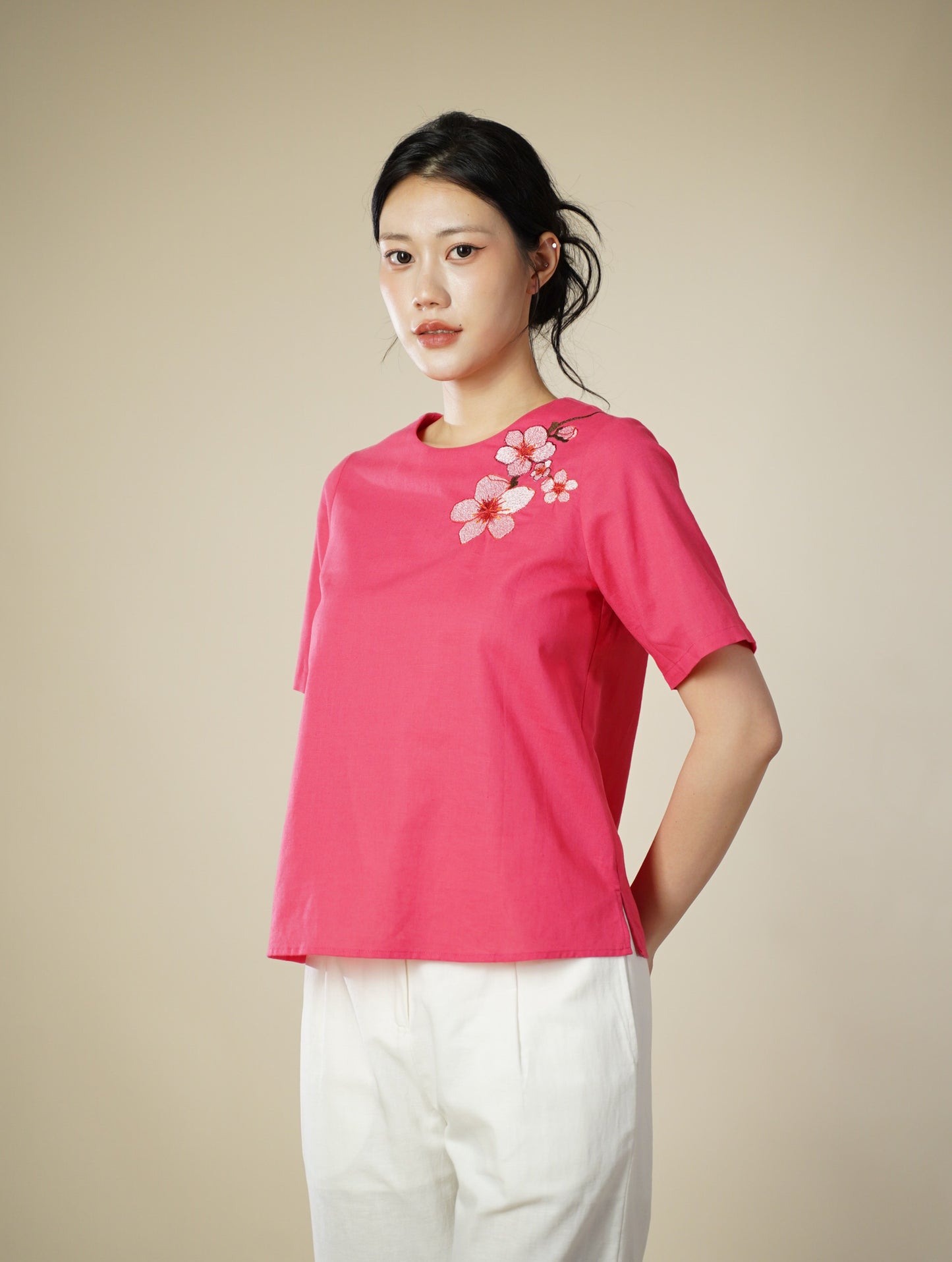 Floral Embroidery Top