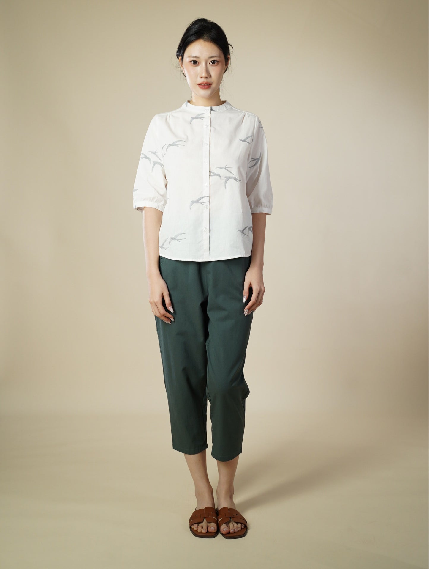 Embroidered Long Pants