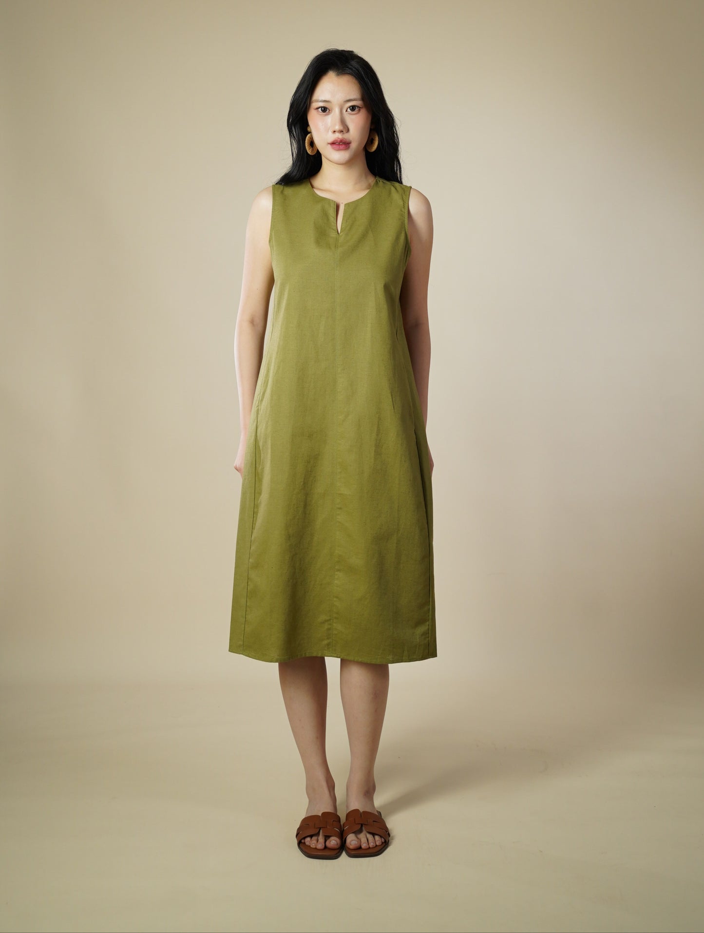 Sleeveless Midi Dress