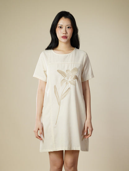 Embroidery Short Dress