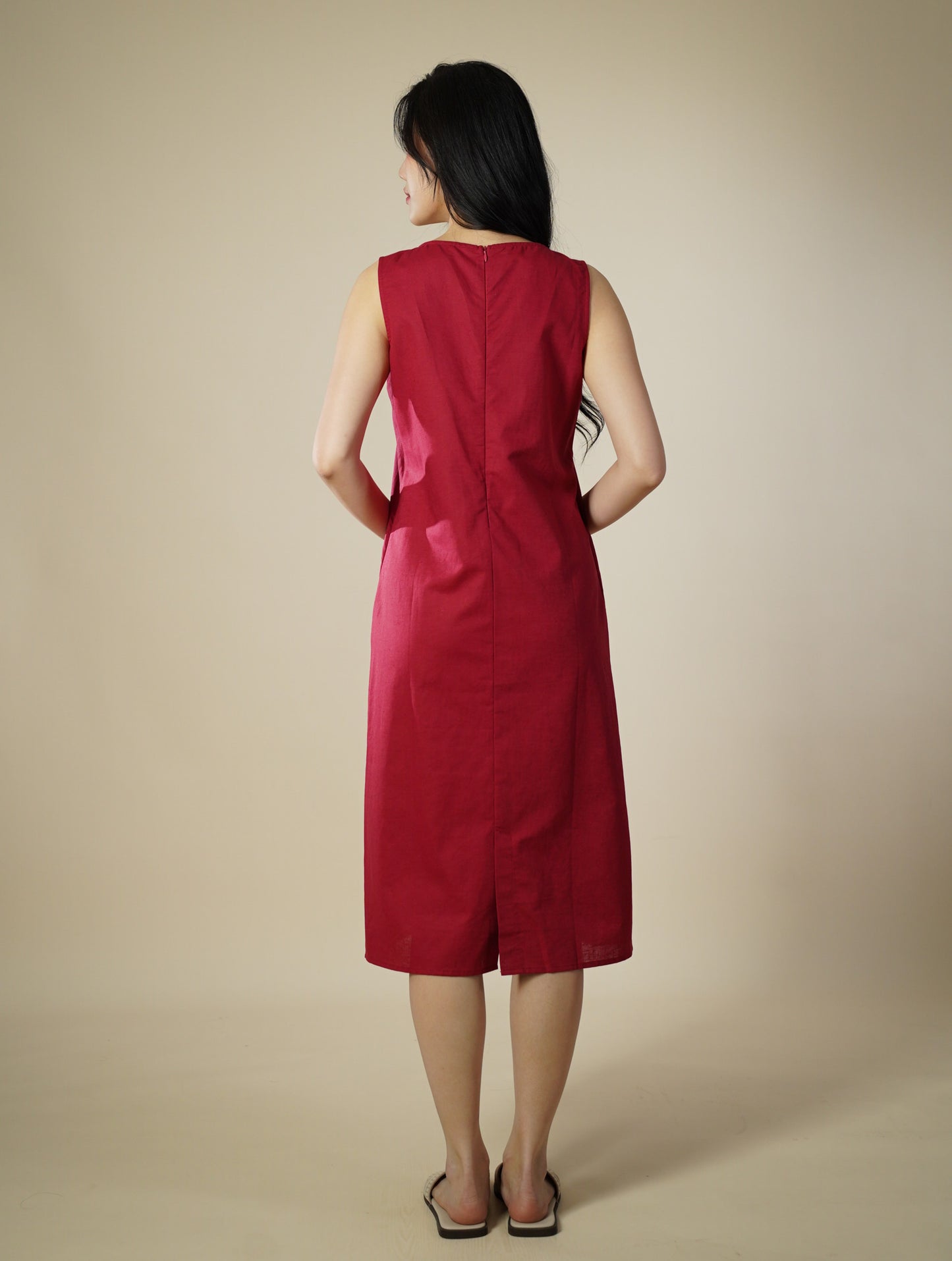 Printed Midi Dress