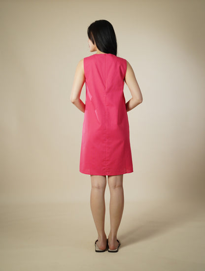 Floral Embroidery Short Dress