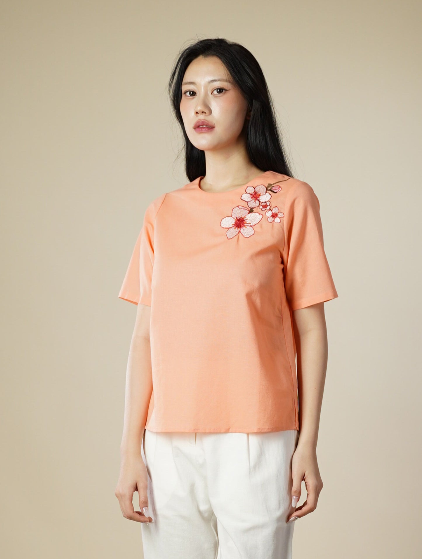 Floral Embroidery Top