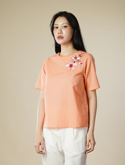 Floral Embroidery Top