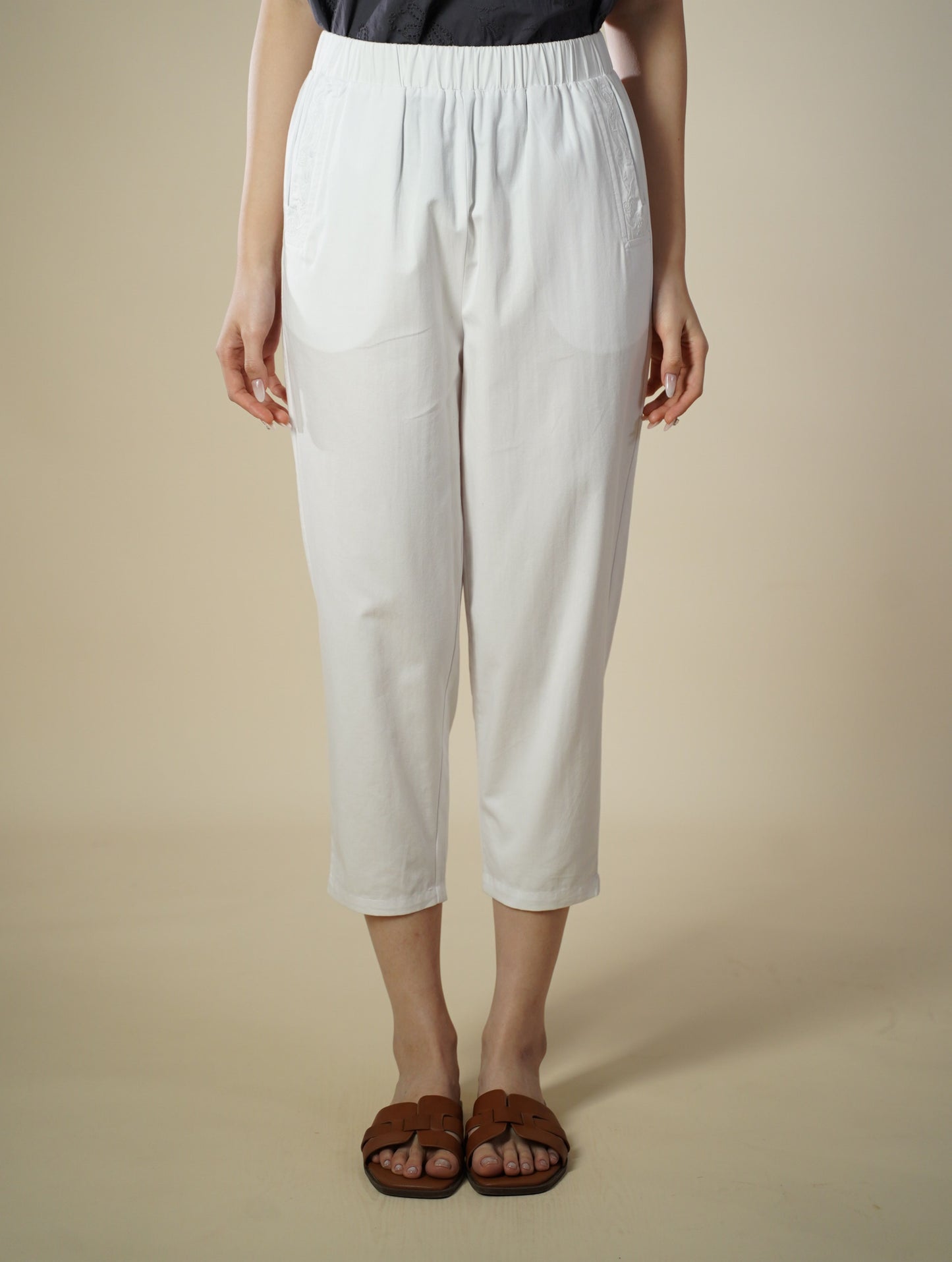 Embroidered Long Pants