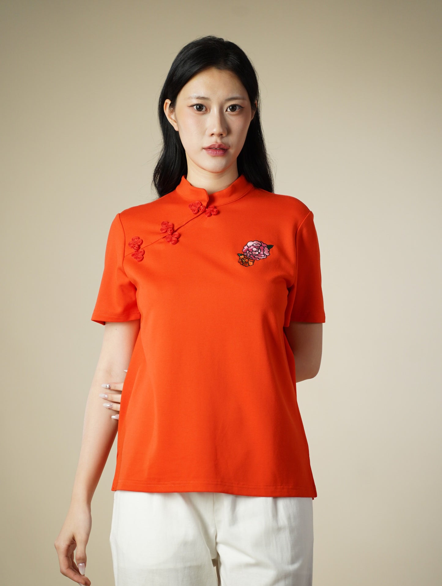 Mandarin Collar Top