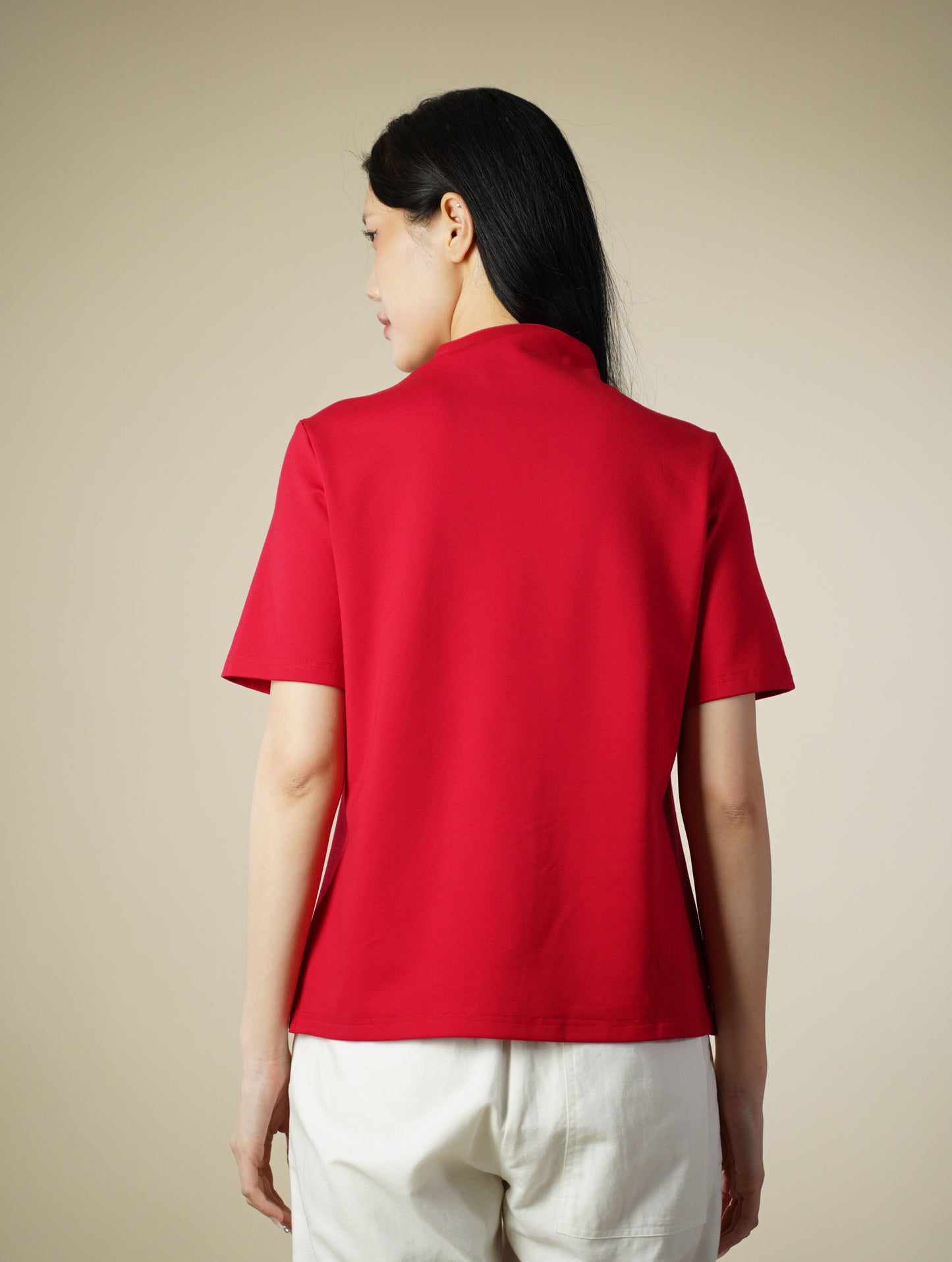 Embroidered Short Sleeve Top