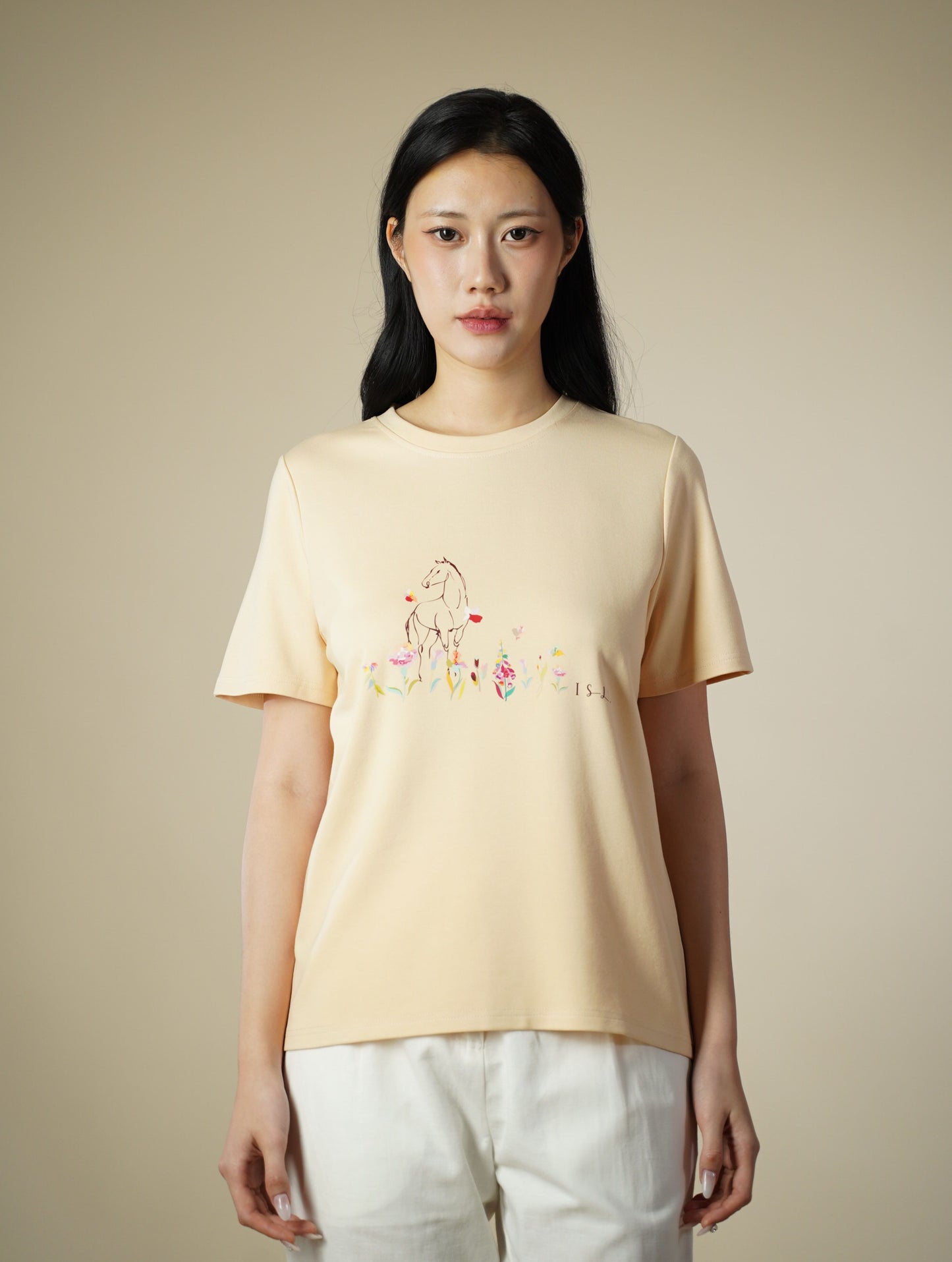 Printed Short Sleeve Top