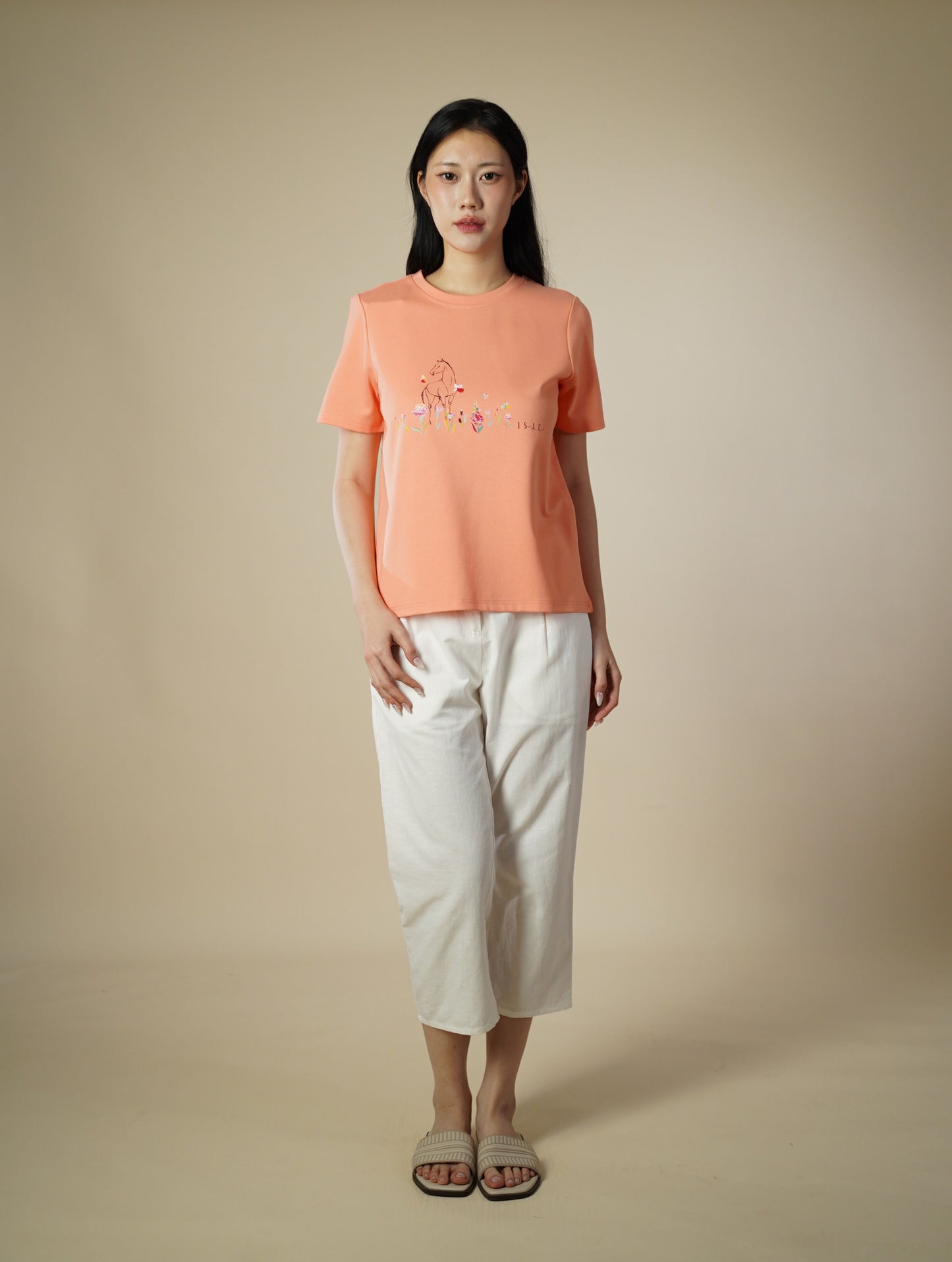 Printed Short Sleeve Top