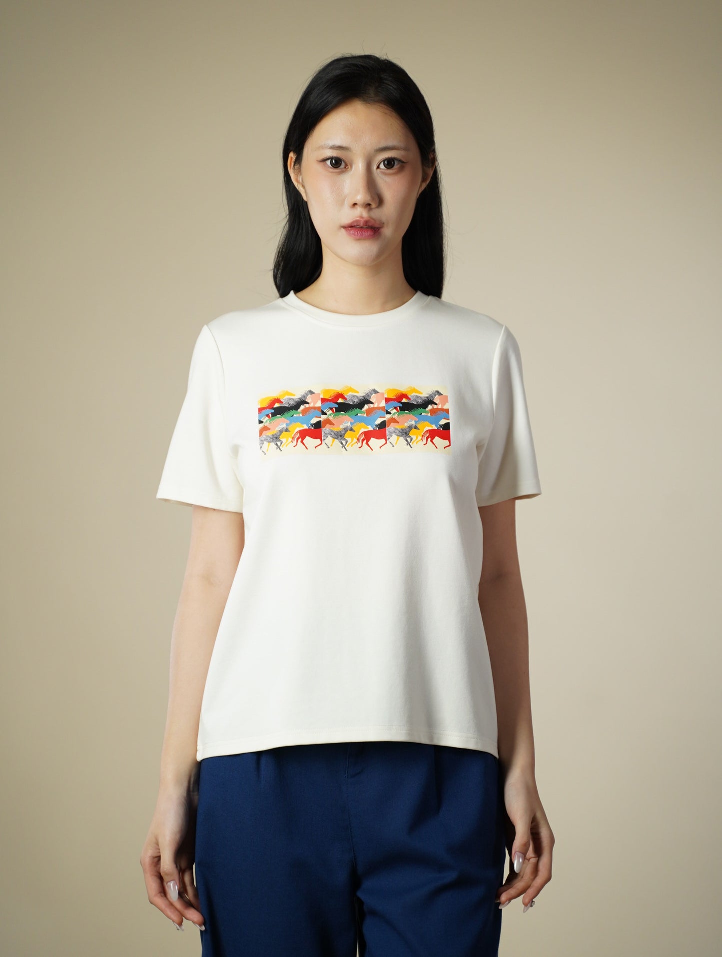 Printed Short Sleeve Top