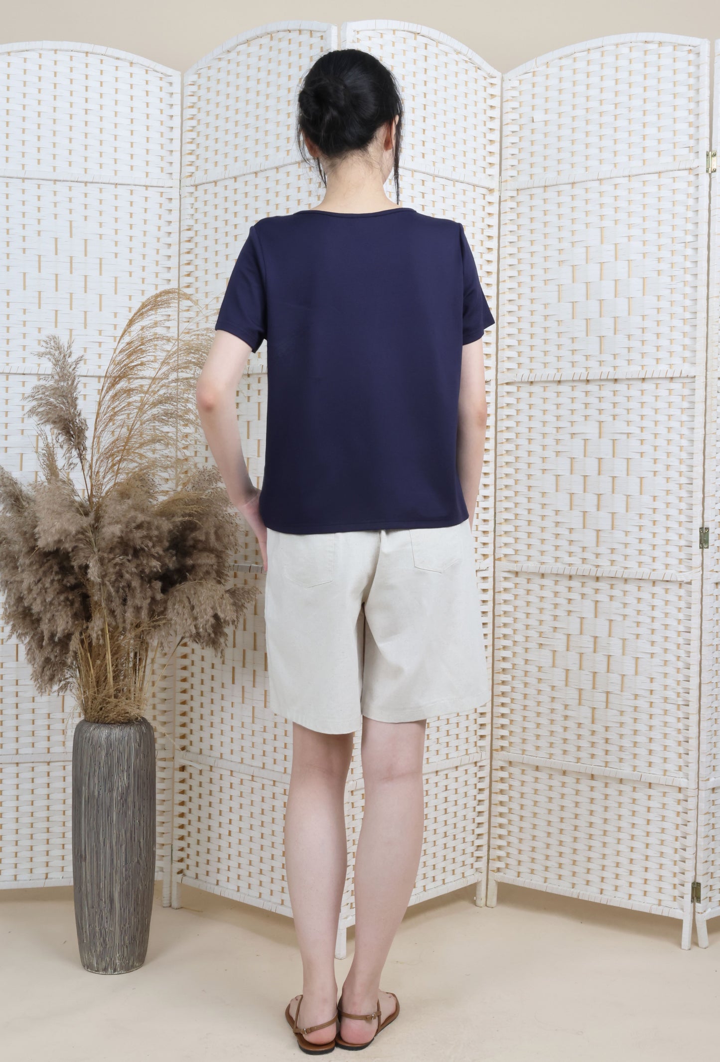 Round Neck Blouse With Trimmings