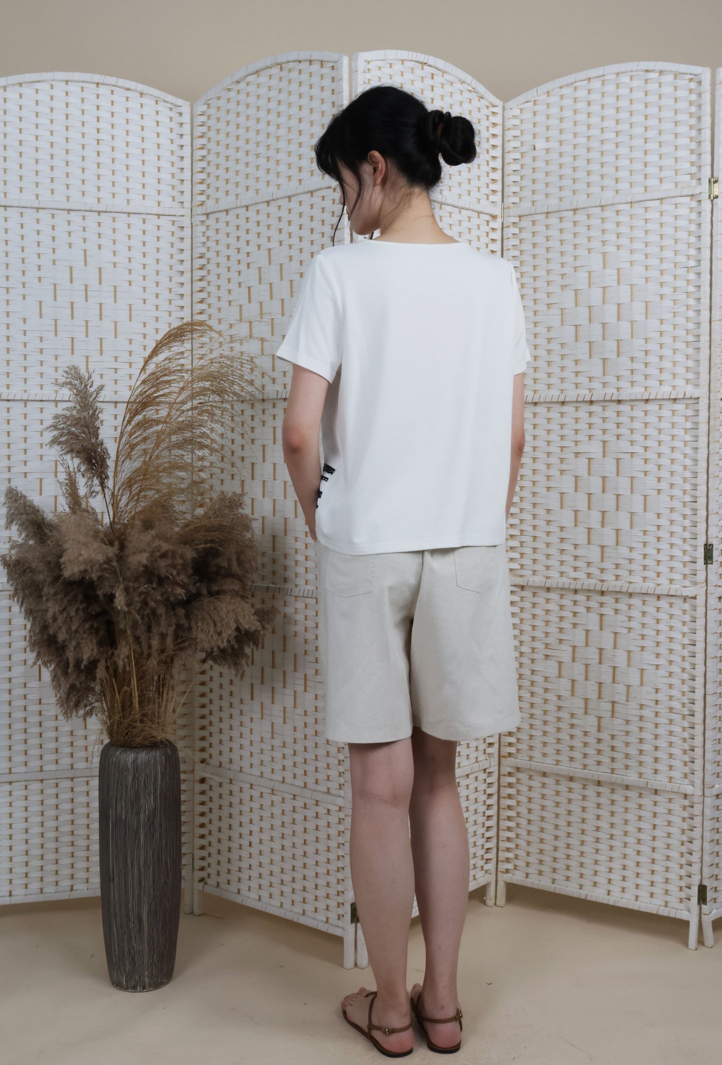 Round Neck Blouse With Trimmings