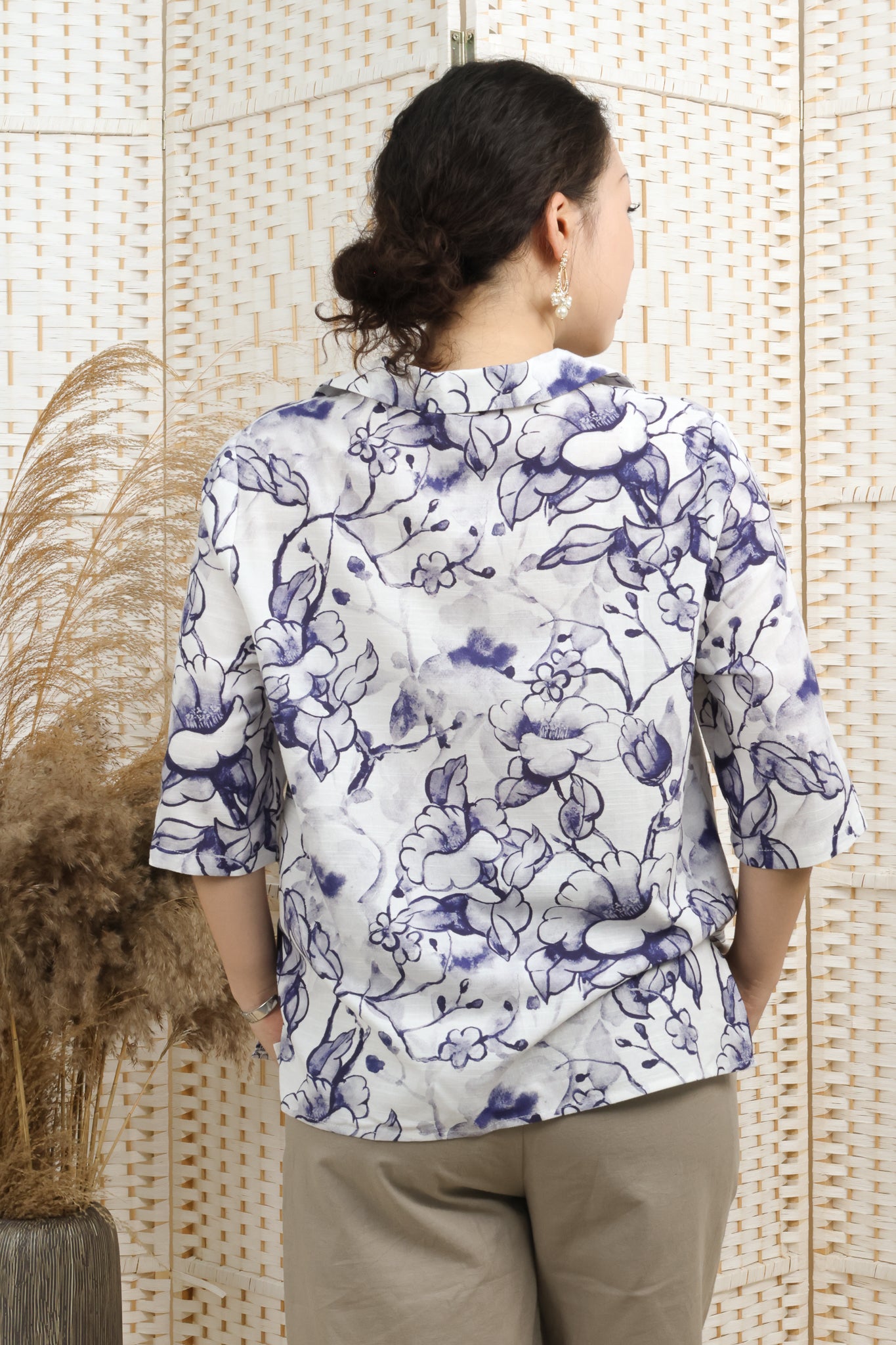 Big Floral Printed Shirt