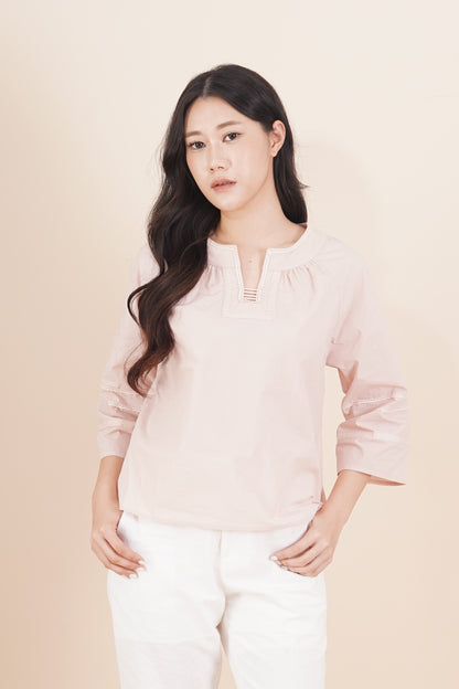 Lace Line 3/4 Sleeve Top