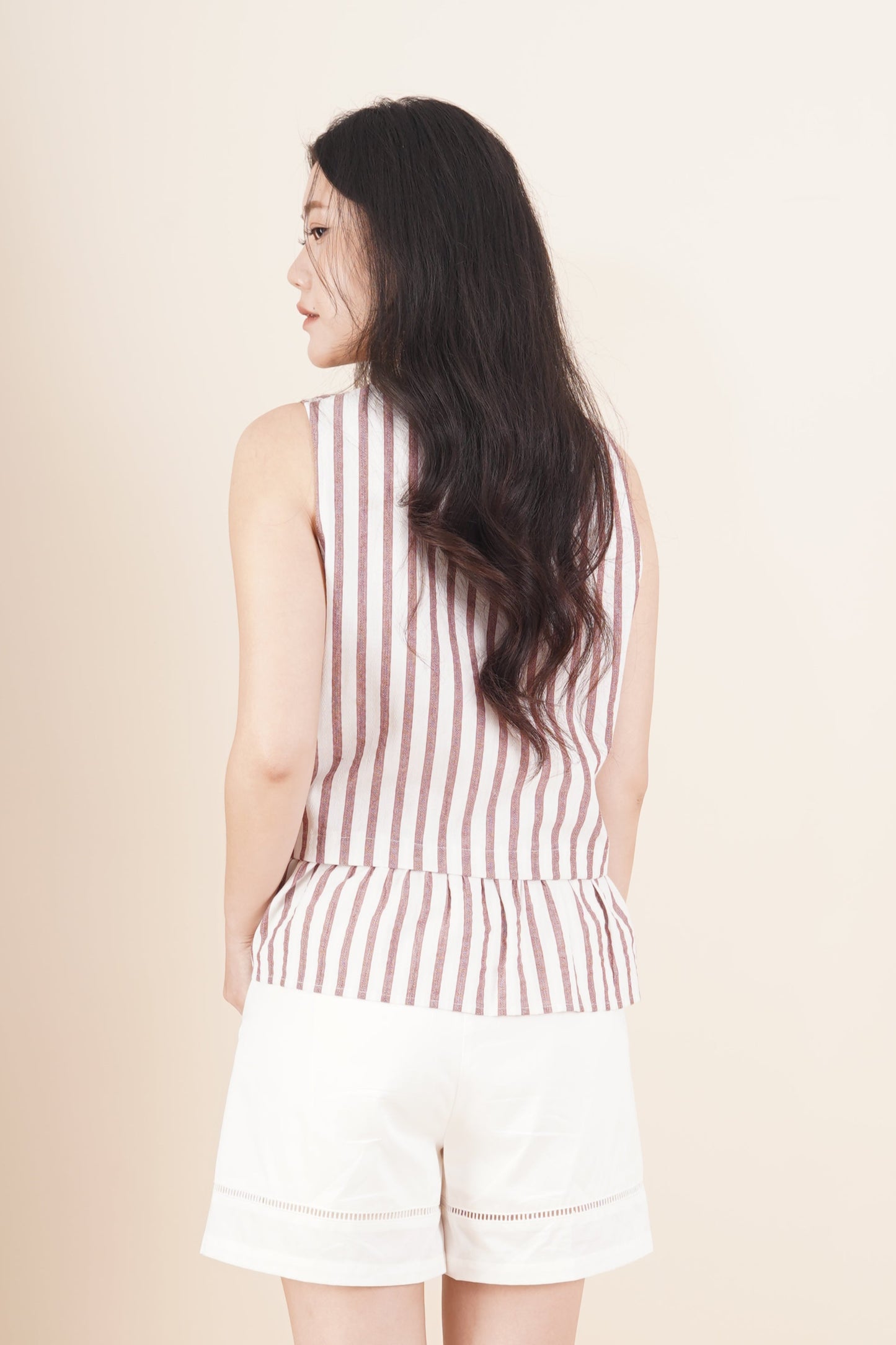 Striped Sleeveless Top