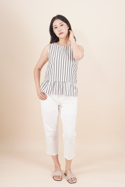 Striped Sleeveless Top