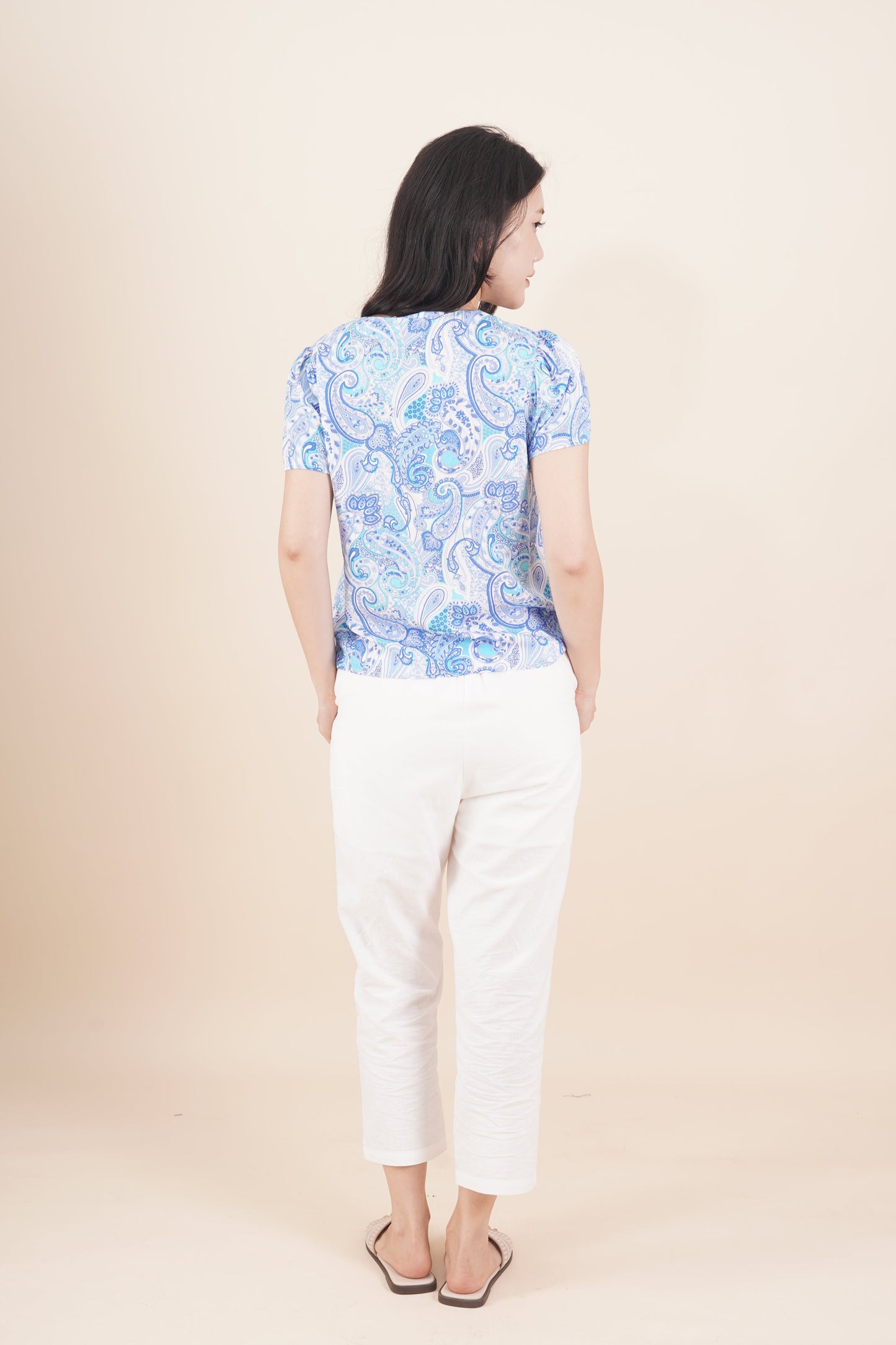 Printed Short Sleeve Top