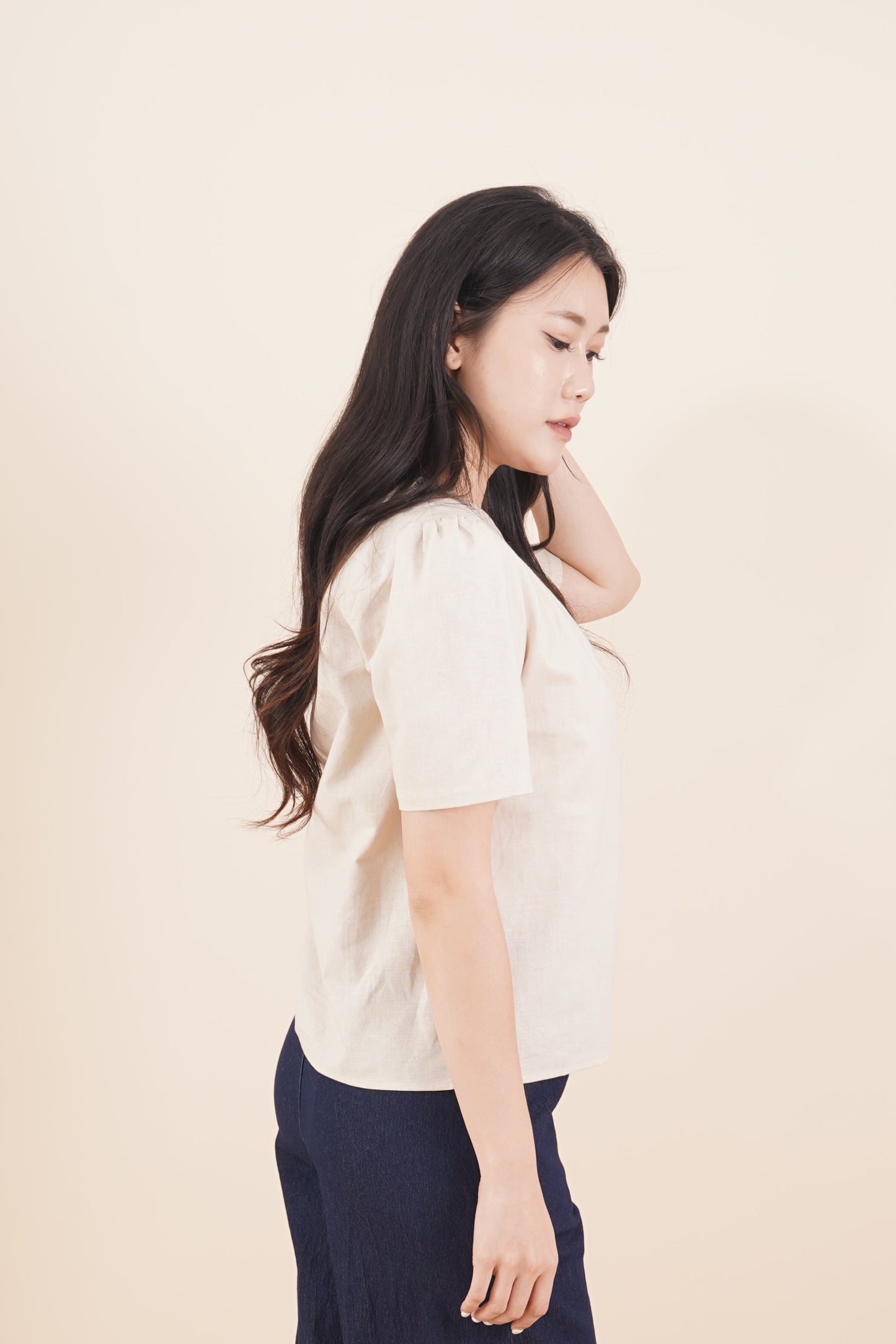 Embroidered Short Sleeve Top