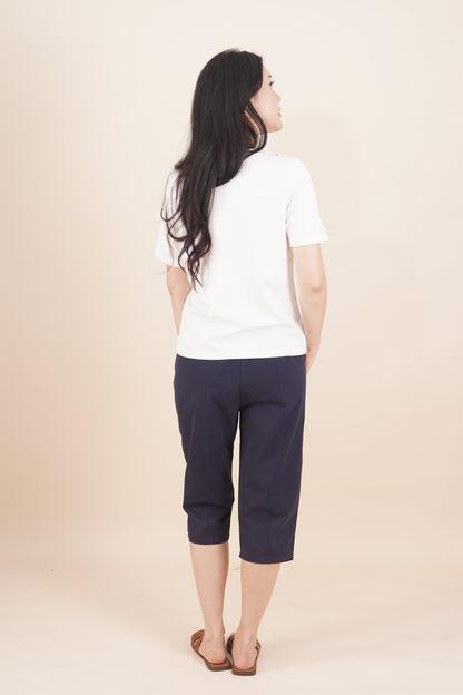 Embroidered V-Neck Top