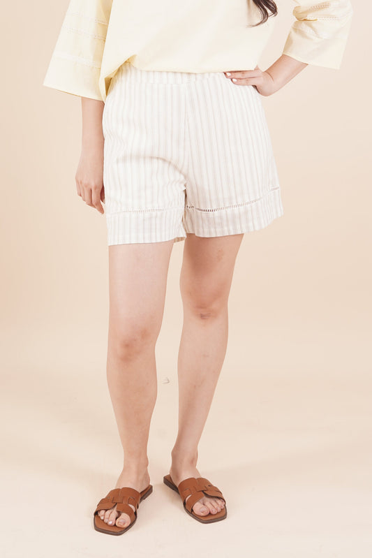 Lace-Inset Shorts