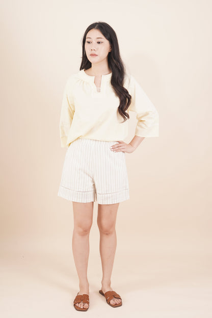 Lace-Inset Shorts