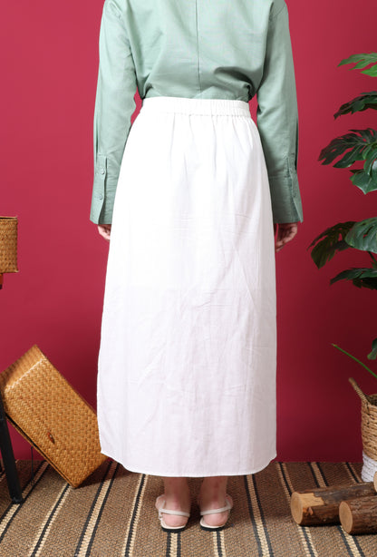 Patch Pocket Midi Skirt