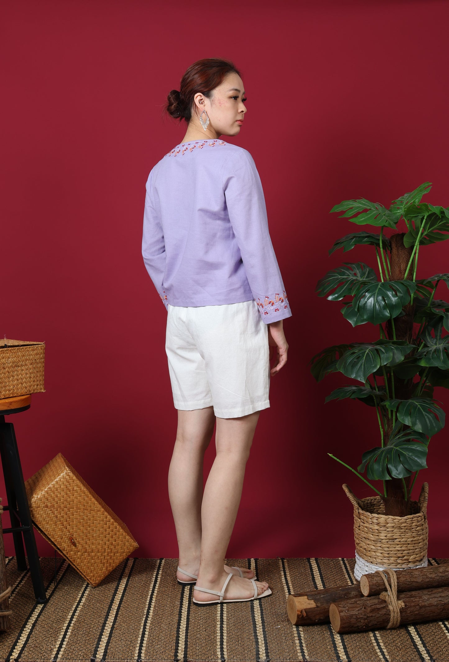 Relaxed Drawstring Bermuda