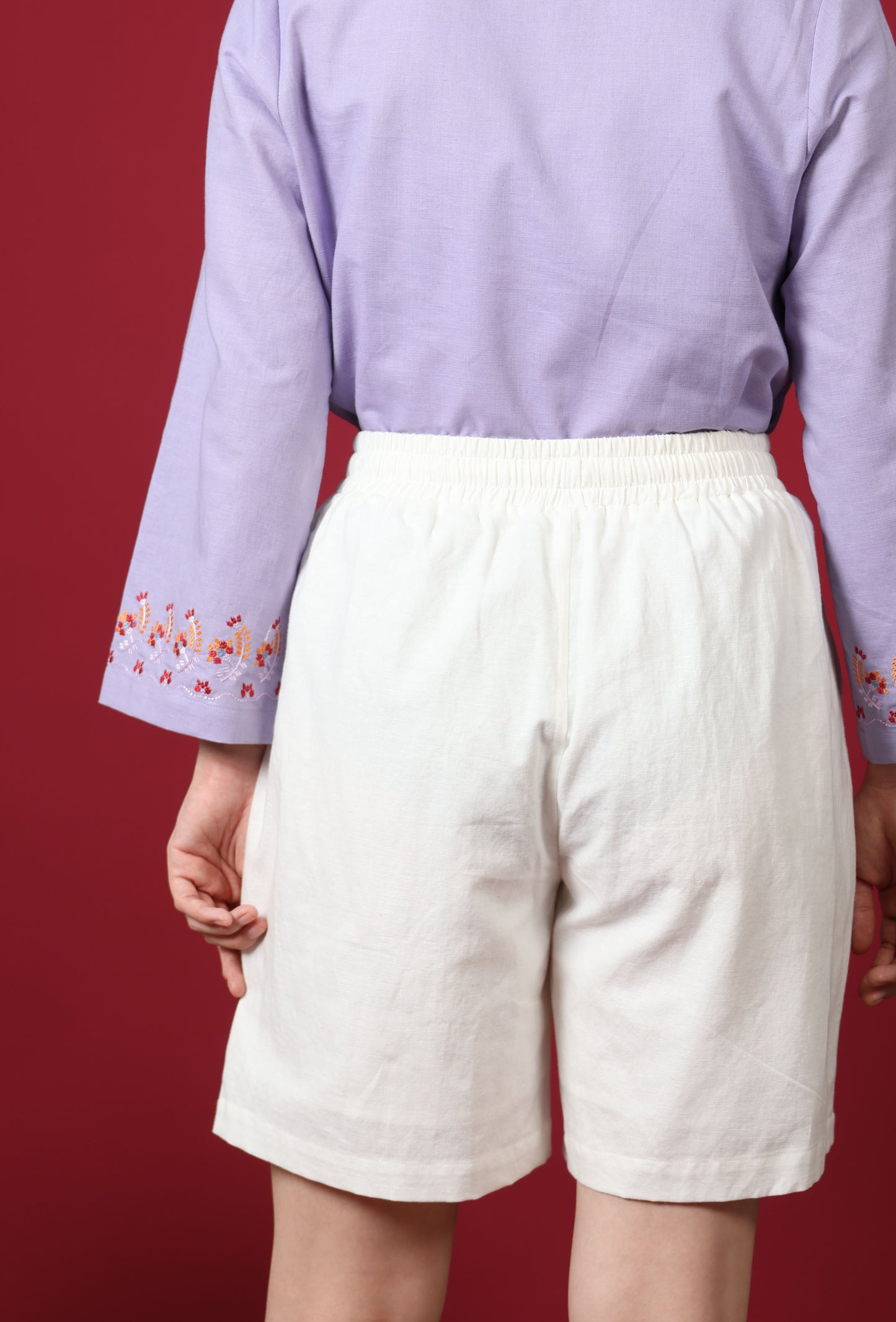 Relaxed Drawstring Bermuda