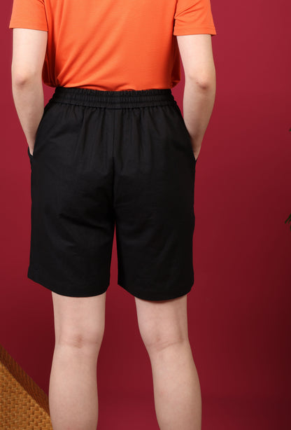 Relaxed Drawstring Bermuda
