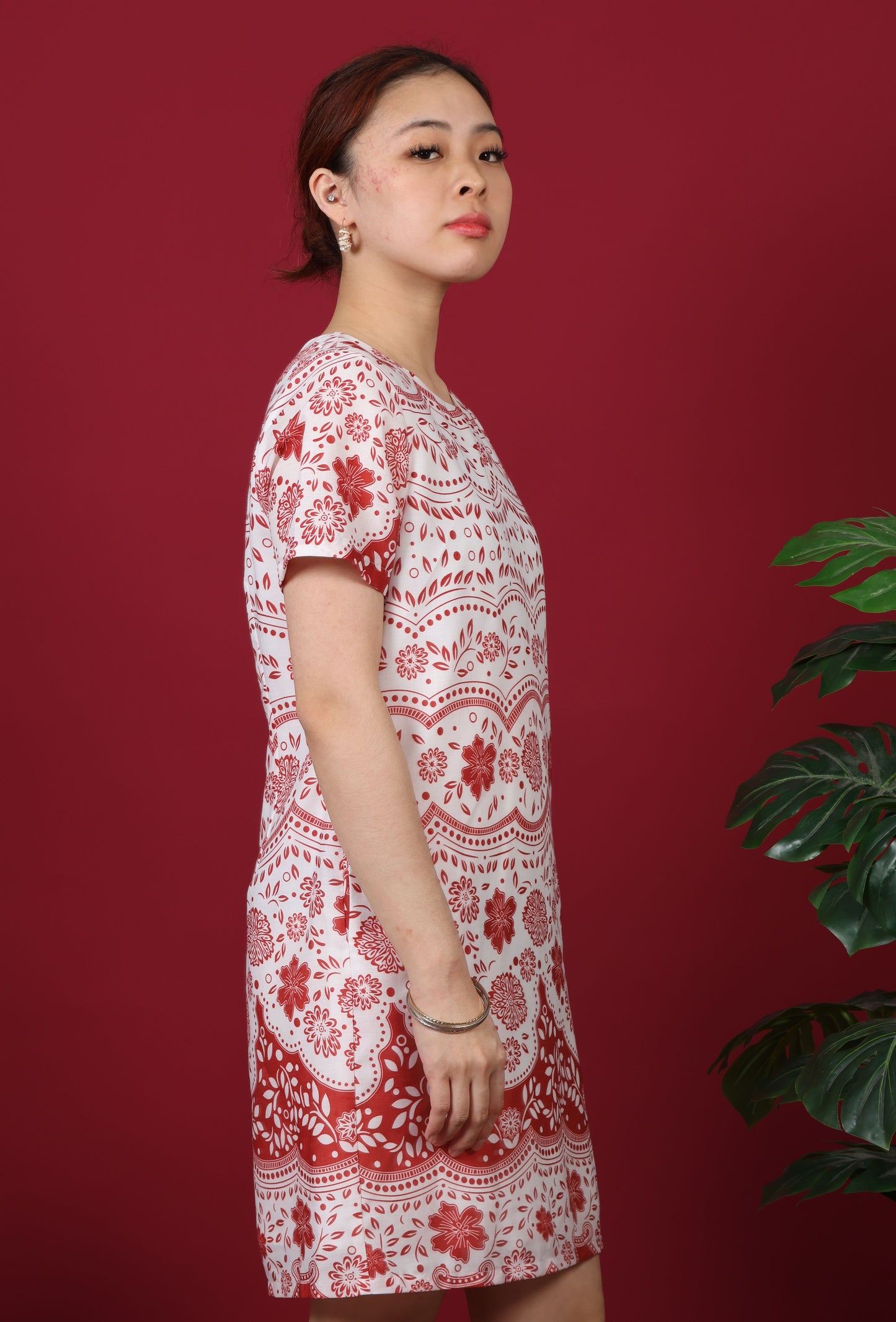 Floral Printed T-Shirt Dress