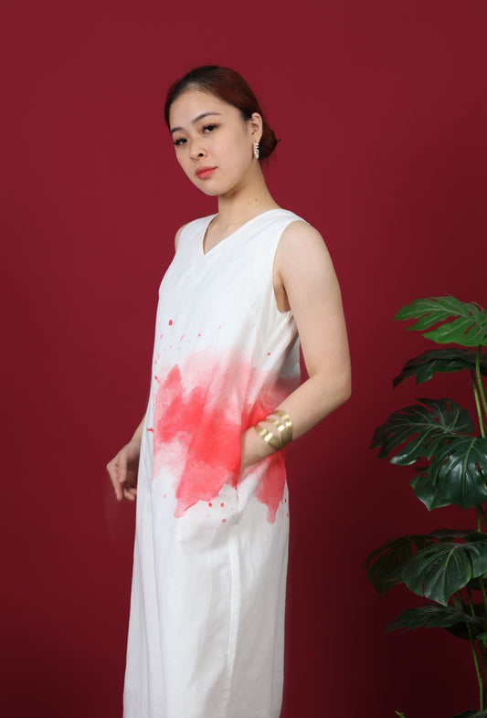 Paint Splatter Maxi Dress